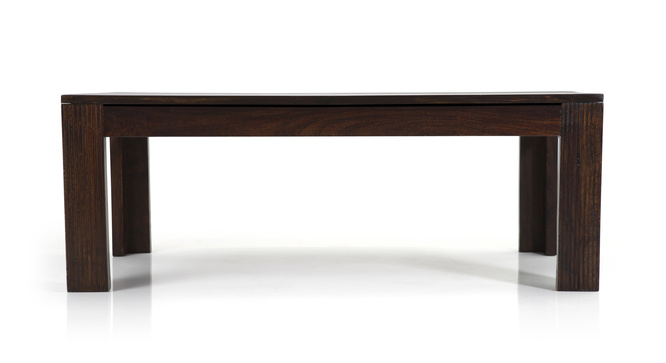Stripto Coffee Table Without Shelves(Mahogany)